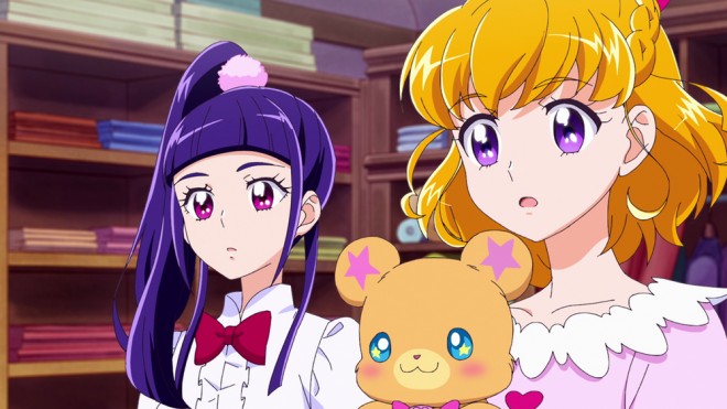 Riko Izayoi and Mirai Asahina Scene cut from Witchy Pretty Cure!! Mirai Days